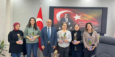 AKŞEHİR İLÇE TARIM MÜDÜRLÜĞÜ’NDE KADIN ÇALIŞANLARA 8 MART SÜRPRİZİ
