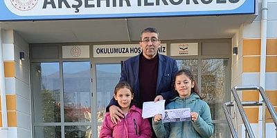 AKŞEHİR İLKOKULUNDAN ANLAMLI YARDIM KAMPANYASI 