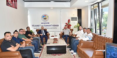 AKŞEHİR KAYMAKAMI MUSTAFA YİĞİT’TEN AKTSO BAŞKANI ENDER KALKAN’A İADE-İ ZİYARET
