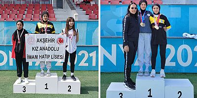 AKŞEHİR KIZ ANADOLU İMAM HATİP LİSESİ ZİRVEYİ BIRAKMIYOR