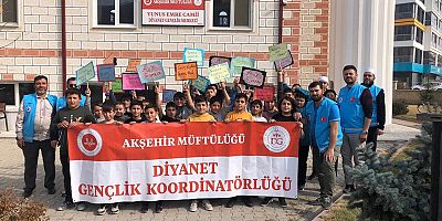 AKŞEHİR MÜFTÜLÜĞÜ ORTAOKUL ÖĞRENCİLERİNE ARA TATİL KAMPI DÜZENLEDİ