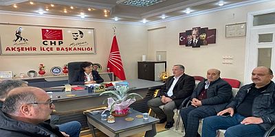 AKŞEHİR TİCARET BORSASI’NDAN CHP’YE ZİYARET 