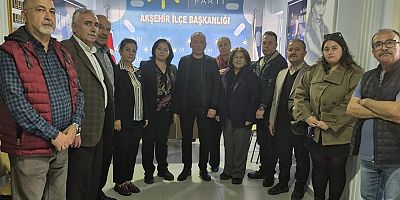 AKŞEHİR YENİ PARTİ’DEN İYİ PARTİ’YE TAZİYE ZİYARETİ: BİREYSEL SİLAHLANMAYA DİKKAT ÇEKİLDİ