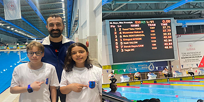 AKŞEHİRLİ GENÇ YÜZÜCÜLERDEN BÜYÜK BAŞARI