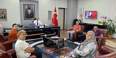 AKŞENDER’DEN KAYMAKAM YİĞİT’E ZİYARET