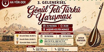 AKYÖRDER’İN 3. GELENEKSEL GÖNÜL TELİ TÜRKÜ YARIŞMASI’NA YOĞUN İLGİ