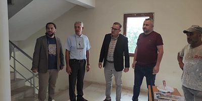 ATATÜRK ORTAOKULU'NDA BAKIM VE ONARIM ÇALIŞMALARI DEVAM EDİYOR