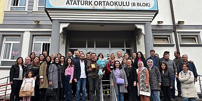 ATATÜRK ORTAOKULUNDA UNUTULMAZ VEDA: YÜKSEL ÖĞRETMEN EMEKLİ OLDU