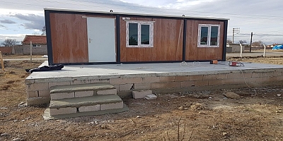 BAĞ VE BADEMLİĞE YENİ SİSTEM KONTEYNERLERİN MONTAJI YAPILDI 