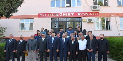 BAKAN YARDIMCISI HEYBET’TEN YUNAK KAYMAKAMI TAŞAVLI’YA ZİYARET