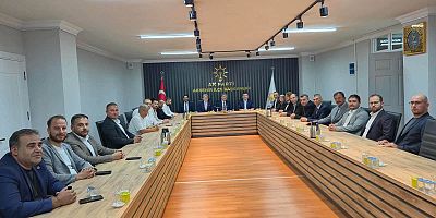 BAKAN YARDIMCISI HEYBET VE MİLLETVEKİLİ ERDEM’DEN AK PARTİ AKŞEHİR TEŞKİLATINA ZİYARET