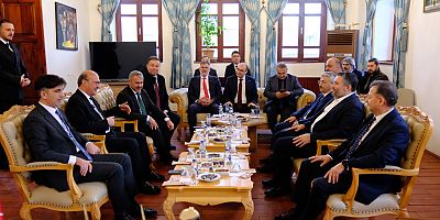 BAKAN YARDIMCISI ORUÇ BABA İNAN’DAN BAŞKAN KÖKSAL'A ZİYARET