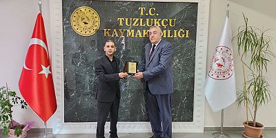 BAŞKAN AKBUĞA’DAN KAYMAKAM OKÇİN’E VEDA ZİYARETİ