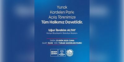 BAŞKAN ALTAY YUNAK KARDELEN PARKINI AÇACAK 