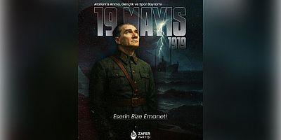 BAŞKAN ERTAN'DAN 19 MAYIS  MESAJI 