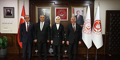 BAŞKAN GÜNALTAY'DAN BAKAN GÖKTAŞ'A ZİYARET 