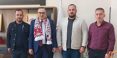 BATI CEPHESİ TARAFTAR GRUBU’NDAN MİLLİ EĞİTİM MÜDÜRÜNE ZİYARET