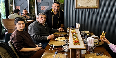 BÜŞRA PİDE TARIK PAPUÇÇUOĞLU’NU AĞIRLADI 