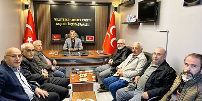 CAN-İLİM-DER’DEN MHP AKŞEHİR İLÇE BAŞKANLIĞI’NA ZİYARET