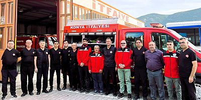 CAN-KURT'TAN KONYA İTFAİYESİ'NE ANLAMLI ZİYARET