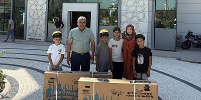 ÇELTİK’TE “GÜLE OYNAYA CAMİYE GEL” PROJESİ ÇOCUKLARI BİSİKLETLE BULUŞTURDU