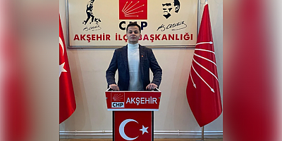 CHP AKŞEHİR GENÇLİK KOLLARI BAŞKANI İSTİFA ETTİ 