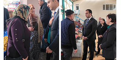 CHP’DEN AKŞEHİR PAZARINDA ESNAF VE VATANDAŞ BULUŞMASI