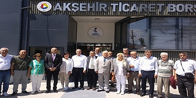 CHP HEYETİNDEN AKŞEHİR TİCARET BORSASI’NA ZİYARET