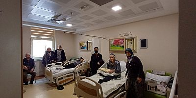 CHP KADIN KOLLARINDAN KANDİLDE HASTA ZİYARETİ 