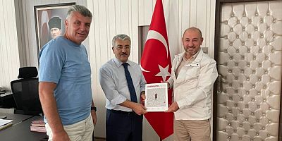 CİHANNÜMA DERNEĞİ TEMSİLCİSİ TERKENLİ’DEN KAYMAKAM YİĞİT’E ZİYARET