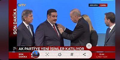 CUMHURBAŞKANI ERDOĞAN, BAŞKAN KODAL’A ROZETİNİ TAKTI