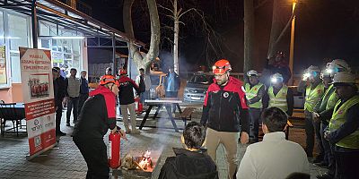 DEĞİRMENKÖY MAHALLESİ’NDE MAK PROJESİ KAPSAMINDA AFET BİLİNCİ EĞİTİMİ VERİLDİ 