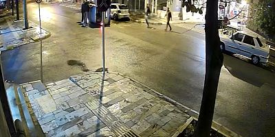 DEVRİLEN HAFİF TİCARİ ARAÇTAKİ BABA İLE 8 AYLIK KIZI KURTARILDIĞI ANLAR KAMERADA