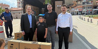 DOĞANHİSAR’DA “GÜLE OYNAYA CAMİYE GEL PROJESİ” KAPSAMINDA BİSİKLET DAĞITIMI