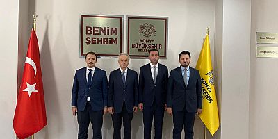 DOĞANHİSAR HEYETİNDEN KONYA BÜYÜKŞEHİR BELEDİYESİ’NE ZİYARET