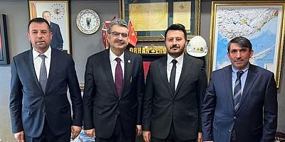 DOĞANHİSAR HEYETİNDEN MİLLETVEKİLİ ERDEM'E ZİYARET  