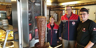 DÖNER SATIŞ YERLERİ DENETLENDİ 