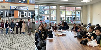 EĞİTİM-İŞ AKŞEHİR TEMSİLCİLİĞİ’NDEN MUALLA NİGAR YAMAÇ ORTAOKULU’NA ZİYARET