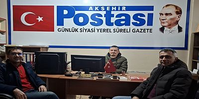 EĞİTİM-İŞ AKŞEHİR TEMSİLCİLİĞİNDEN GAZETEMİZE ZİYARET