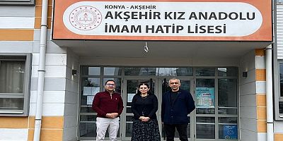 EĞİTİM-İŞ’TEN AKŞEHİR KIZ ANADOLU İMAM HATİP LİSESİ’NE ZİYARET