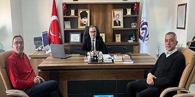 EĞİTİM-İŞ’TEN İLÇE MİLLÎ EĞİTİM MÜDÜRÜ TOPALOĞLU’NA ZİYARET