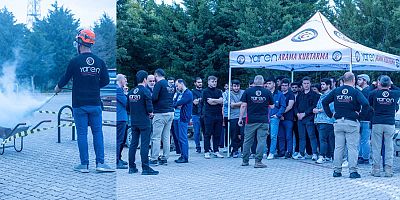 FAKÜLTEDE YAREN ARAMA KURTARMA’DAN DEPREM VE YANGIN TATBİKATI