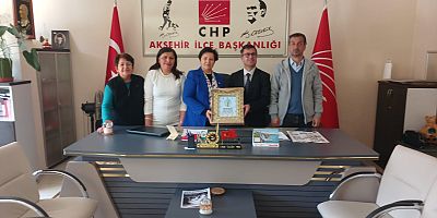 GÖRMEYENLERİ KORUMA DERNEĞİ’NDEN CHP AKŞEHİR İLÇE BAŞKANLIĞI’NA 8 MART ZİYARETİ