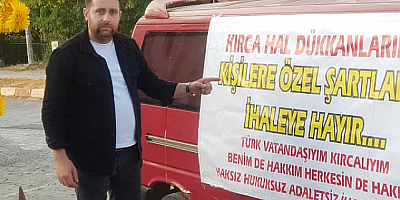 HAL İHALESİ İPTAL OLDU 