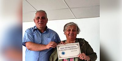 HALK EĞİTİM MERKEZİNDEN EĞİTİM DOSTU BELGESİ