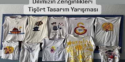 HÜSEYİN TEKİNER İLKOKULU ÖĞRENCİLERİNDEN ‘’TİŞÖRT TASARIM YARIŞMASI’’