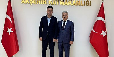 İÇİŞLERİ BAKAN MÜŞAVİRİ MUSTAFA İNCE’DEN KAYMAKAM YİĞİT’E ZİYARET