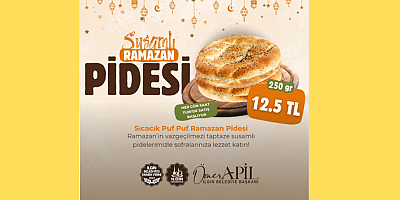ILGIN BELEDİYESİNDE RAMAZAN PİDESİ 12,5 TL 