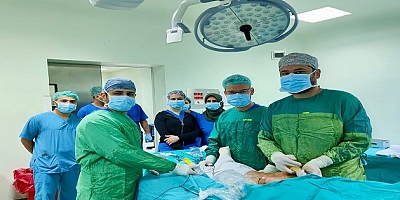 İLK KEZ KAPALI VARİS AMELİYATI YAPILDI 