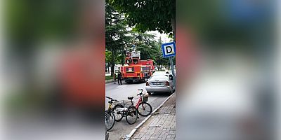 İTFAİYE'DEN KUŞ KURTARMA OPERASYONU 